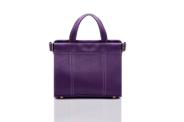 Violet camera bag