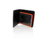 Leather wallet Orange
