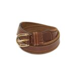 Brown Leather Belt for women